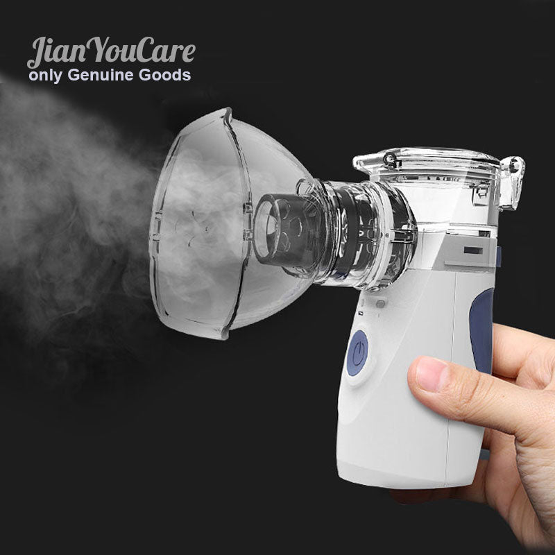 Mini Handheld Portable Inhale Nebulizer – Quiet & Efficient | جهاز استنشاق محمول وسهل الاستخدام