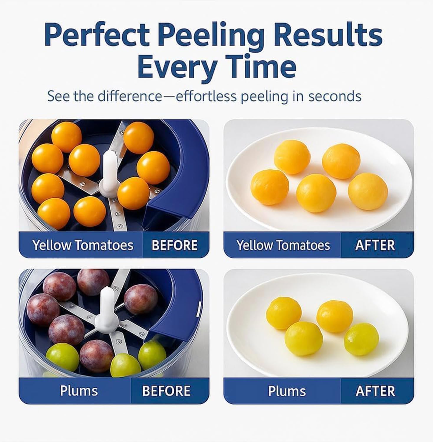 Electric Fruit & Vegetable Peeler Machine – Automatic Rechargeable Tool | تقشير سريع بدون تعب