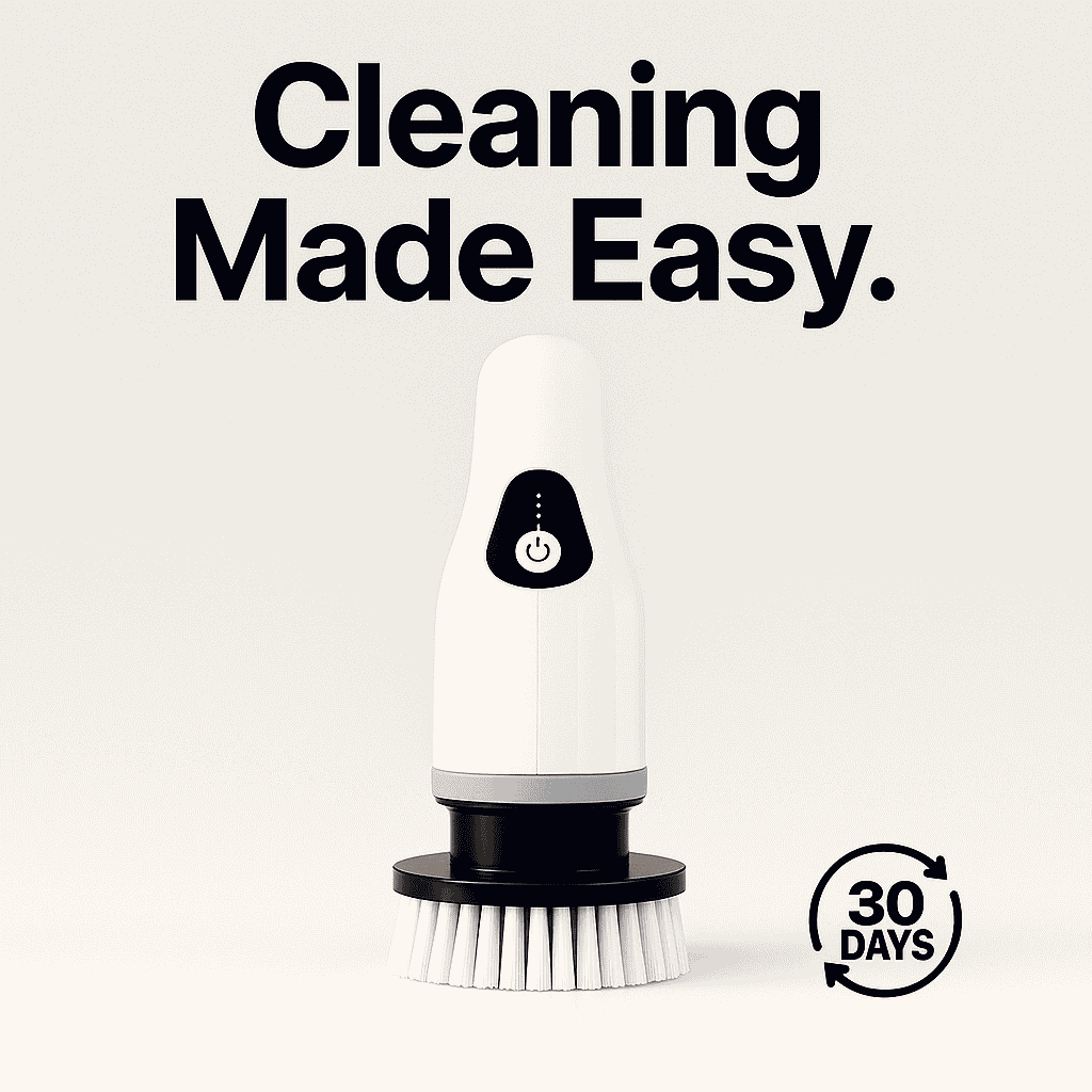 Electric Spin Scrubber Cordless Cleaning Brush – Powerful Shower Scrubber | تنظيف عميق بدون مجهود