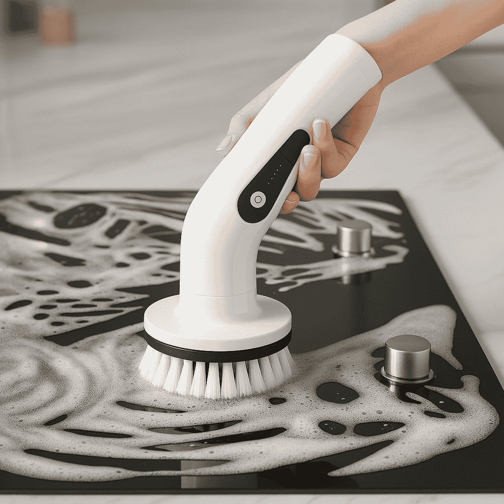 Electric Spin Scrubber Cordless Cleaning Brush – Powerful Shower Scrubber | تنظيف عميق بدون مجهود